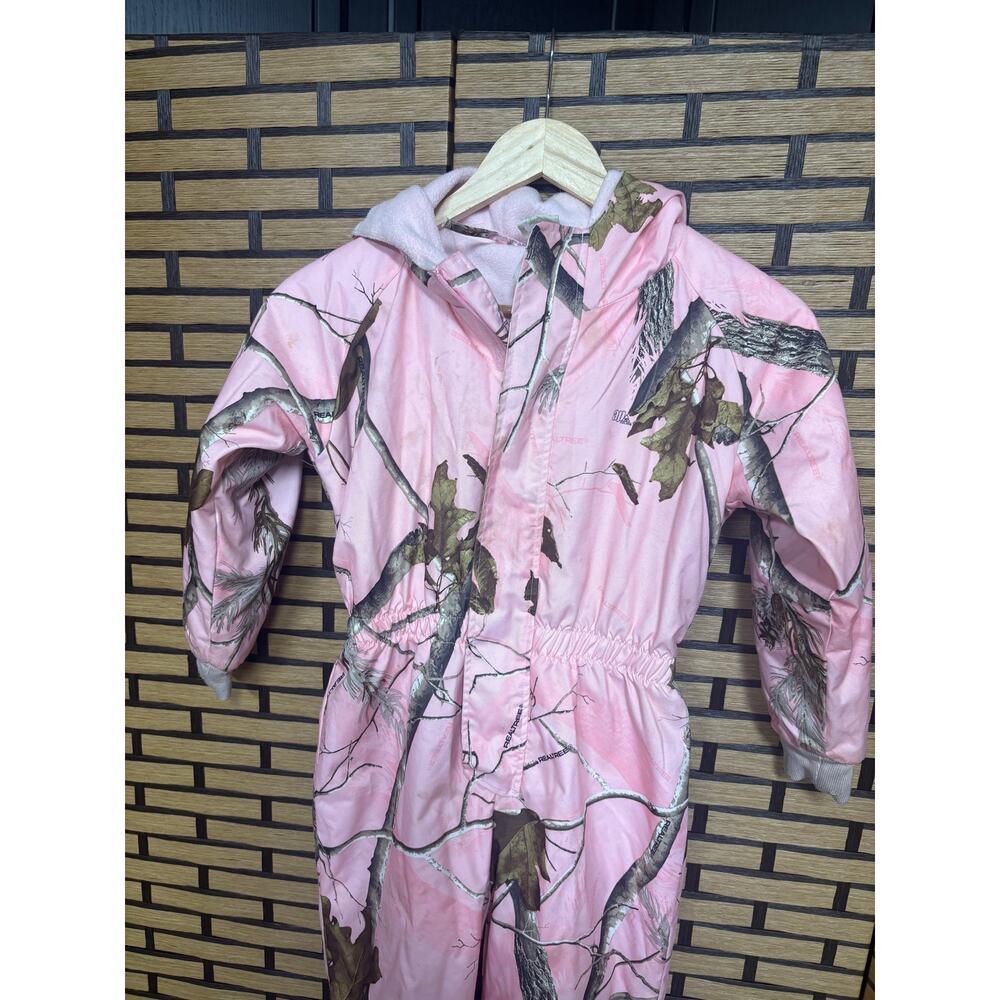 Cabelas Pink Camo Coveralls Size 6/7 - Picture 3 of 9